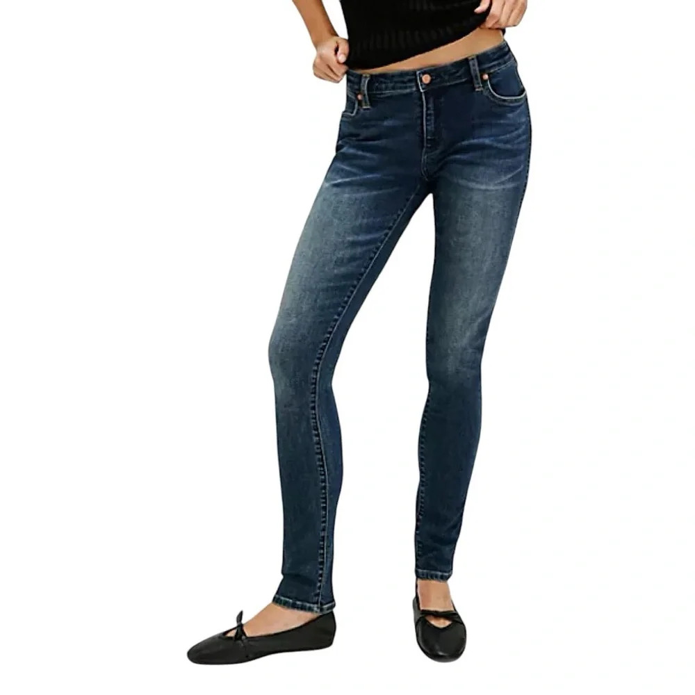 Free People Jet Low Rise Skinny Jeans SZ 29